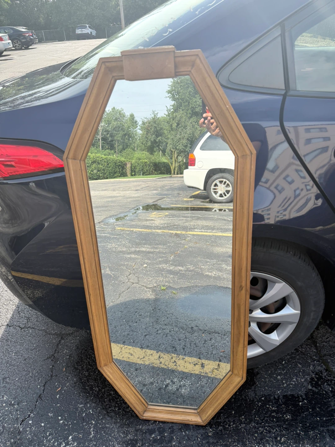 Vintage 1960s Thomasville Carolina Collection MCM Wall Mirror - photo 3