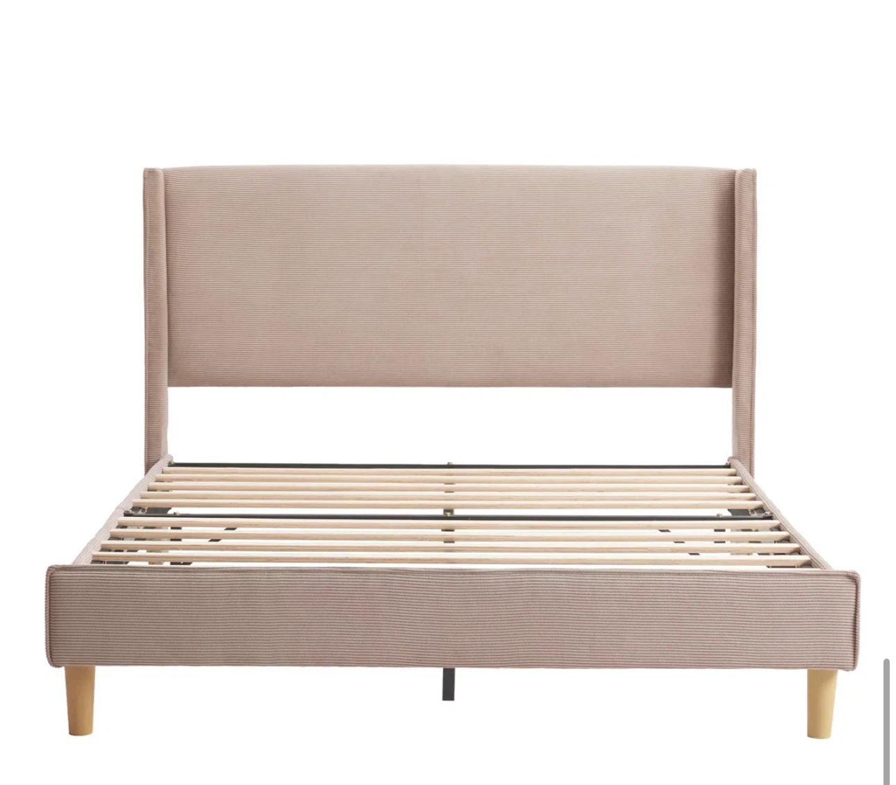 Queen Size Bed Frame with Headboard & Mattress - photo 3