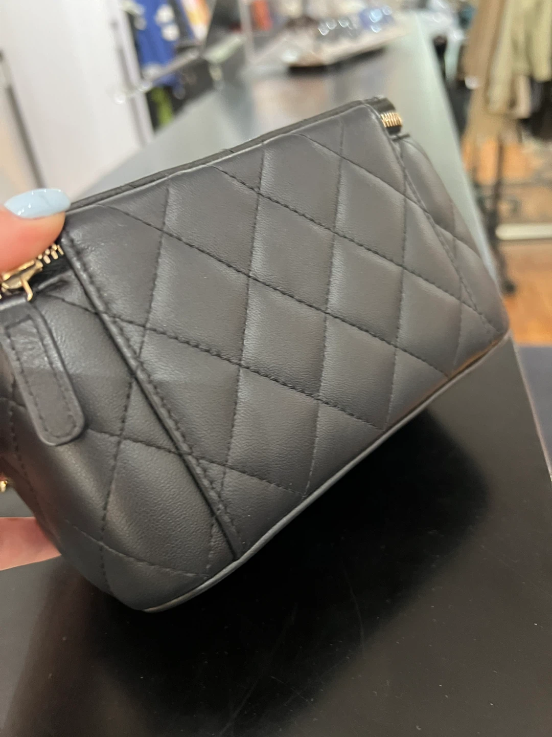 Chanel Quilted Leather Vanity Case - photo 2