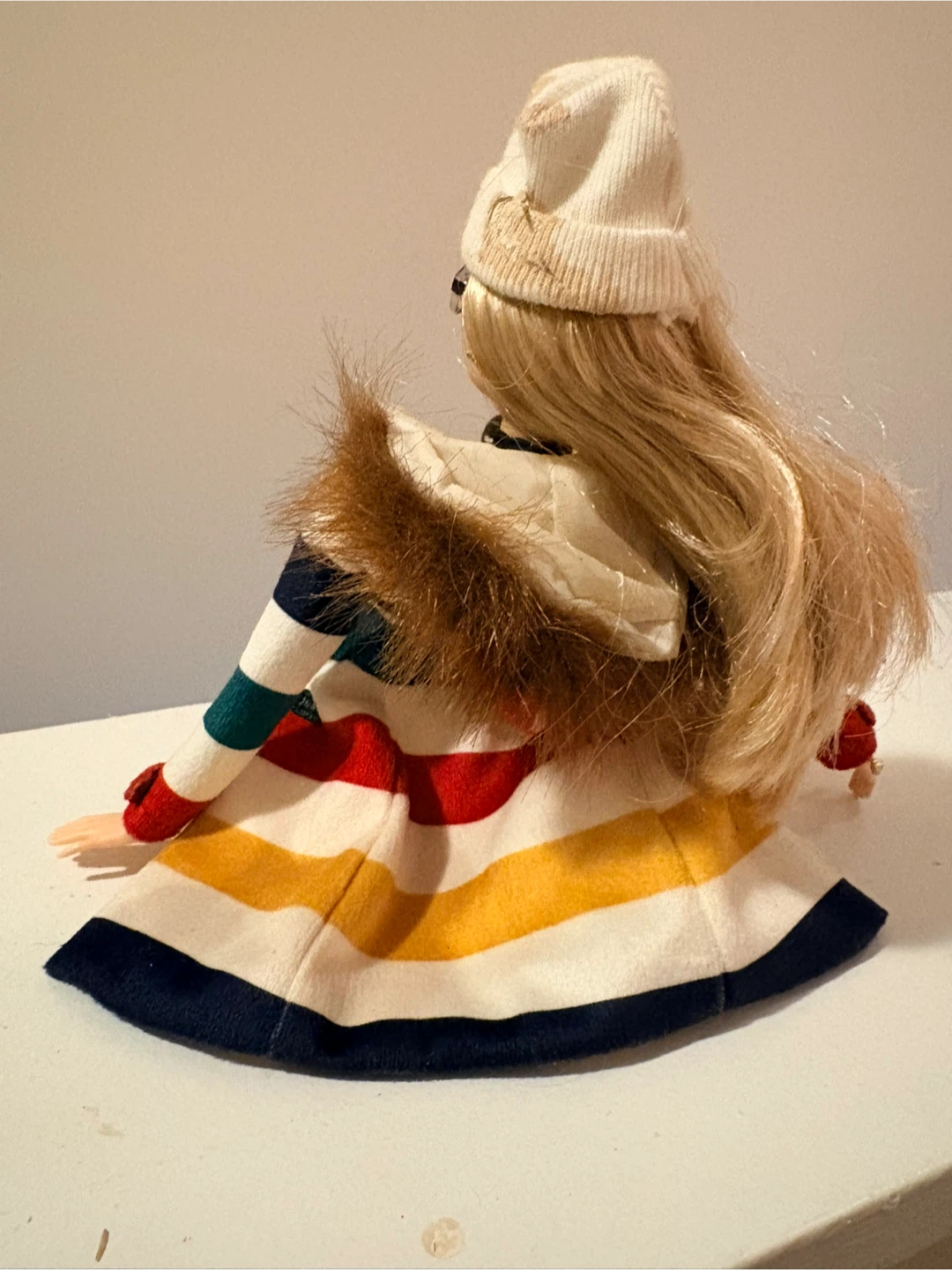 Fashion Doll with Striped Outfit and Accessories - photo 3