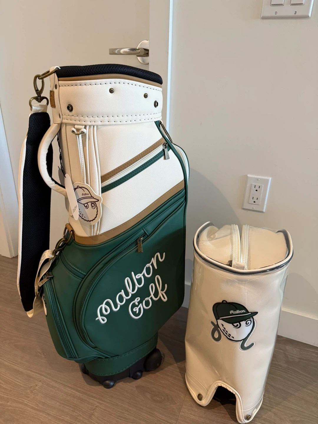 Malbon Golf Bag With Wheels
