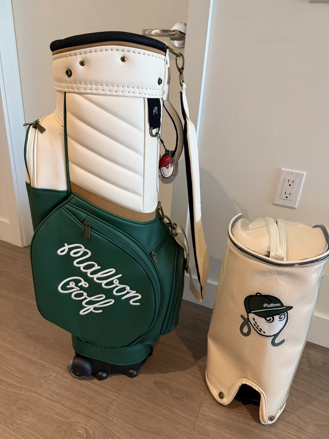 Malbon Golf Bag With Wheels - photo 2