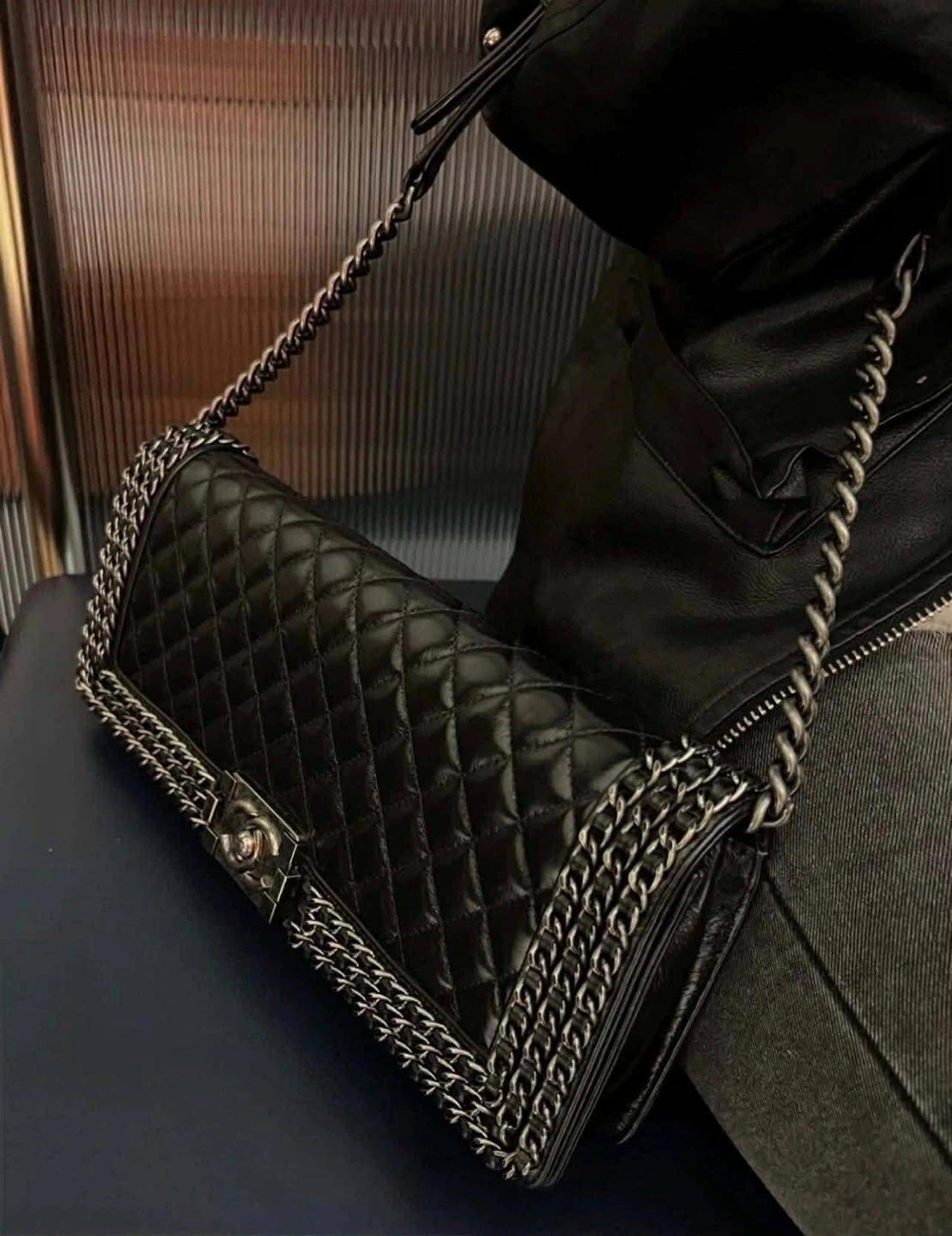 Chanel Black Quilted Leather Flap Bag - photo 3
