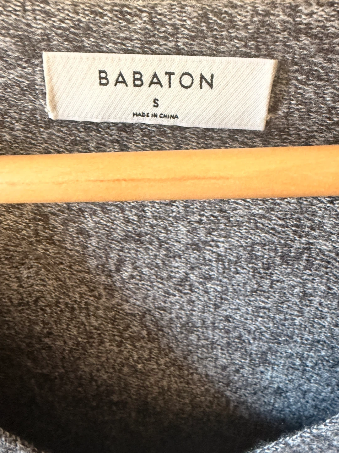 BABATON Grey V-Neck Sweater - photo 3