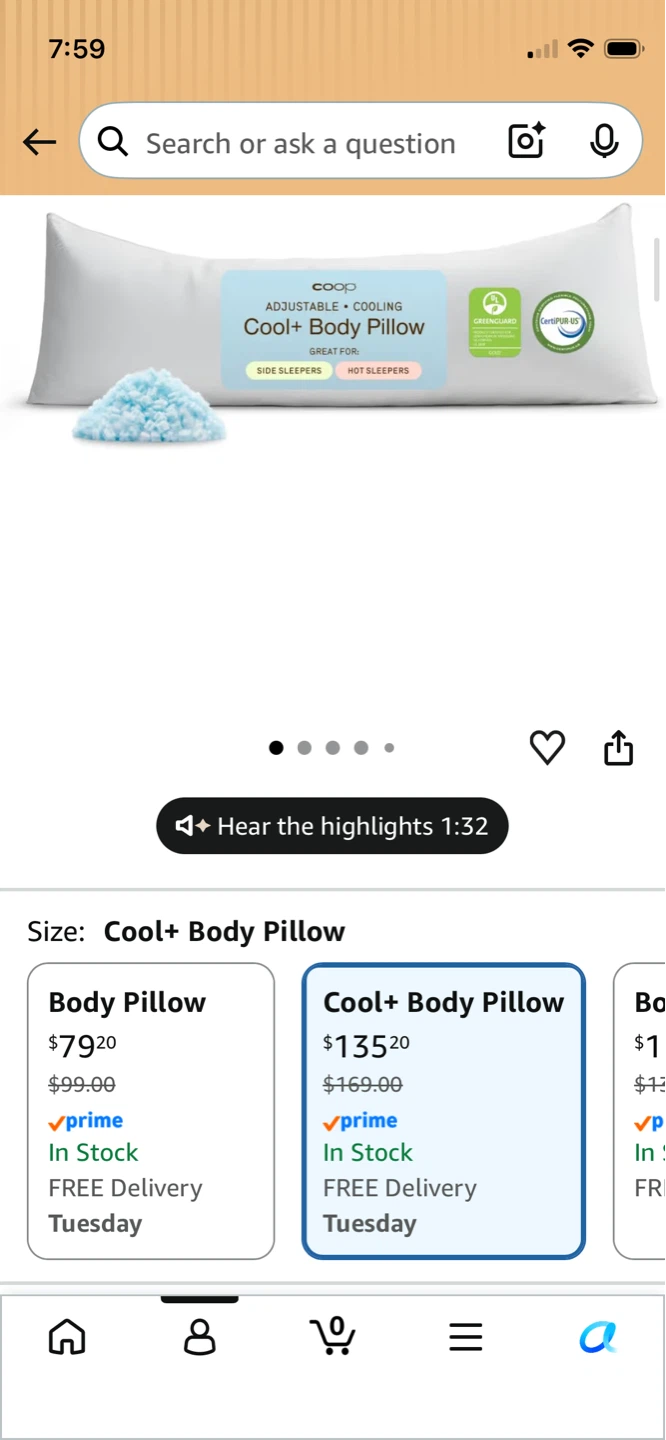 Coop Cool Adjustable Body Pillow - photo 4