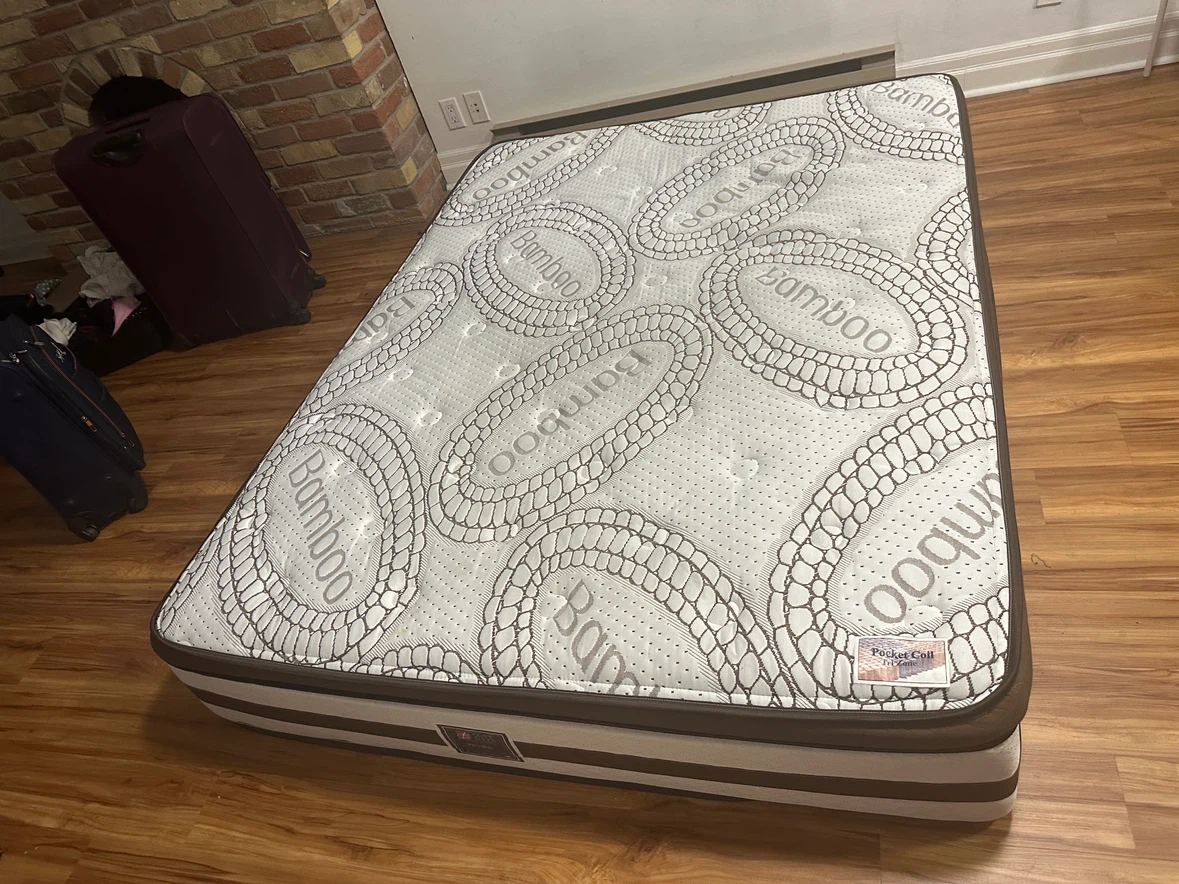 Twin Bamboo Pocket Coil Mattress – Clean & Comfortable - photo 3