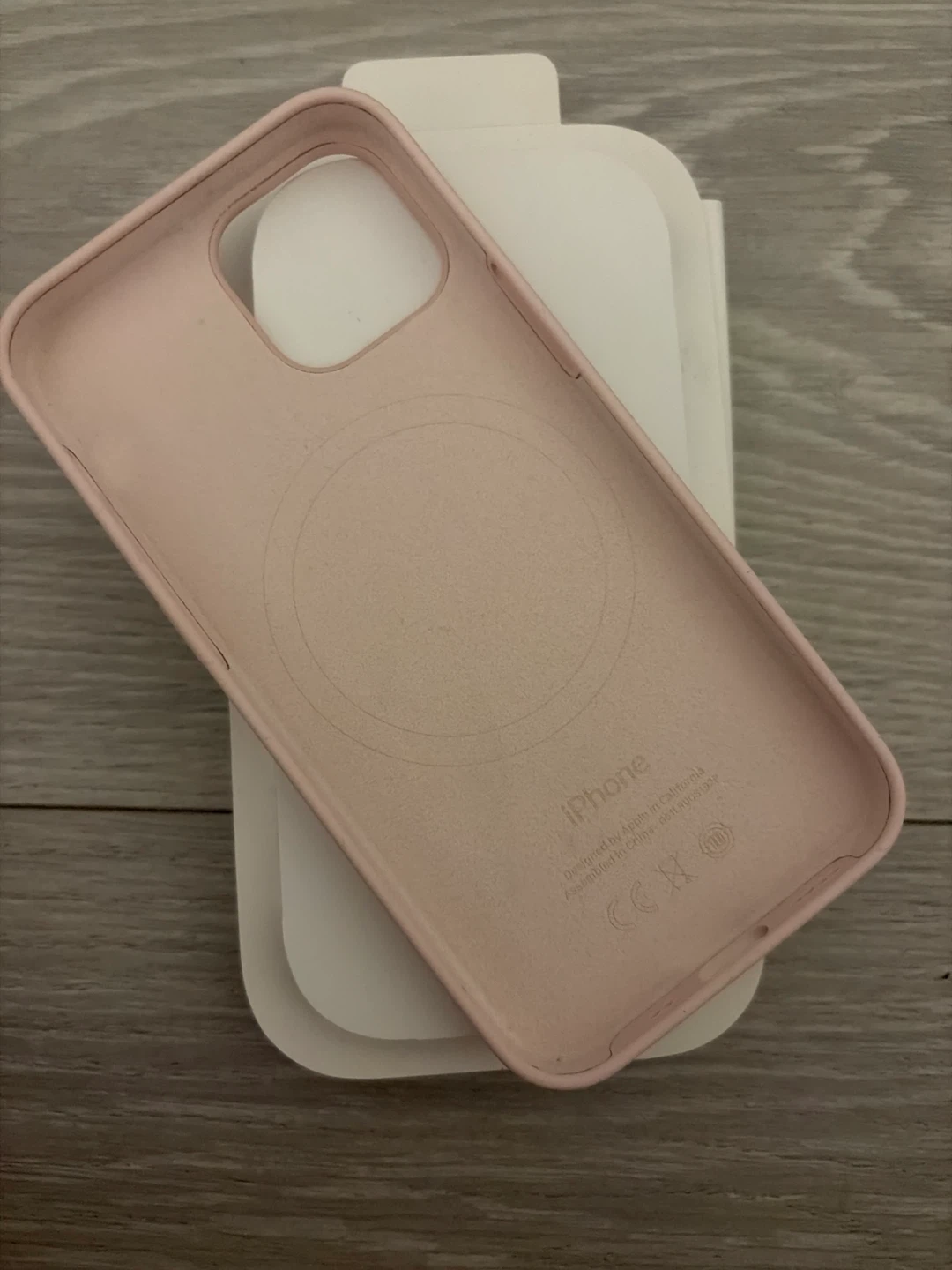 Pink Apple Silicone iPhone 13 mini Case - photo 3