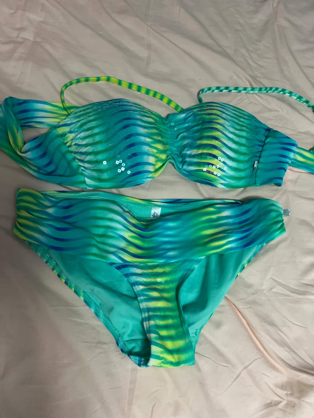 La Vie en Rose Aqua Bikini Set M/M
