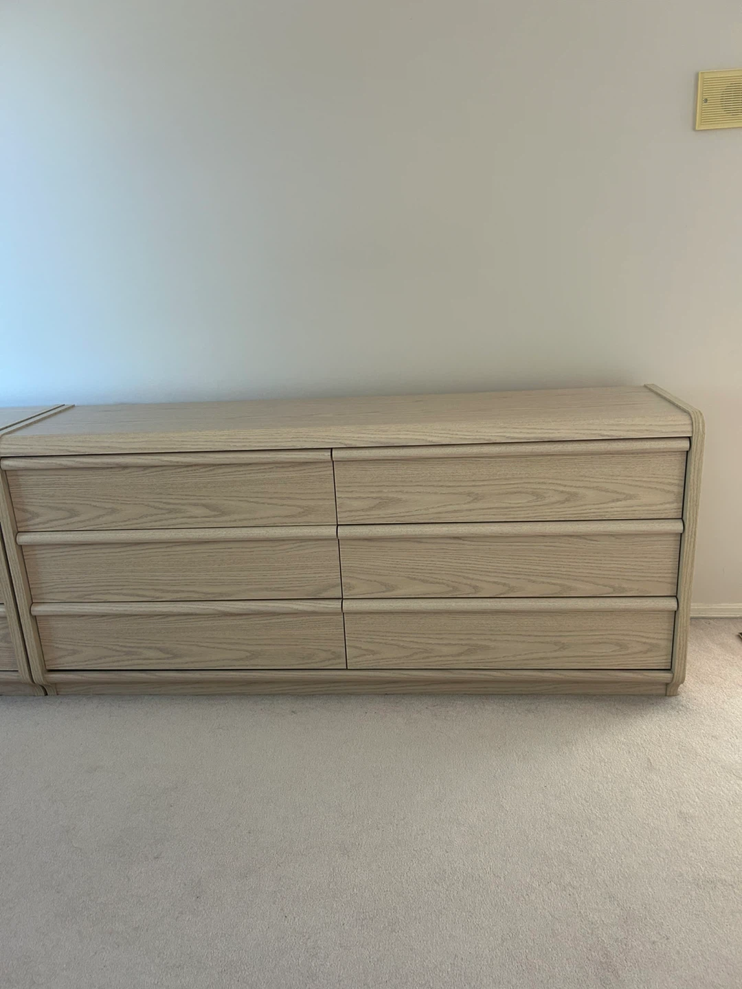 Dressers with 6 large drawers at $150 each (3 nos)