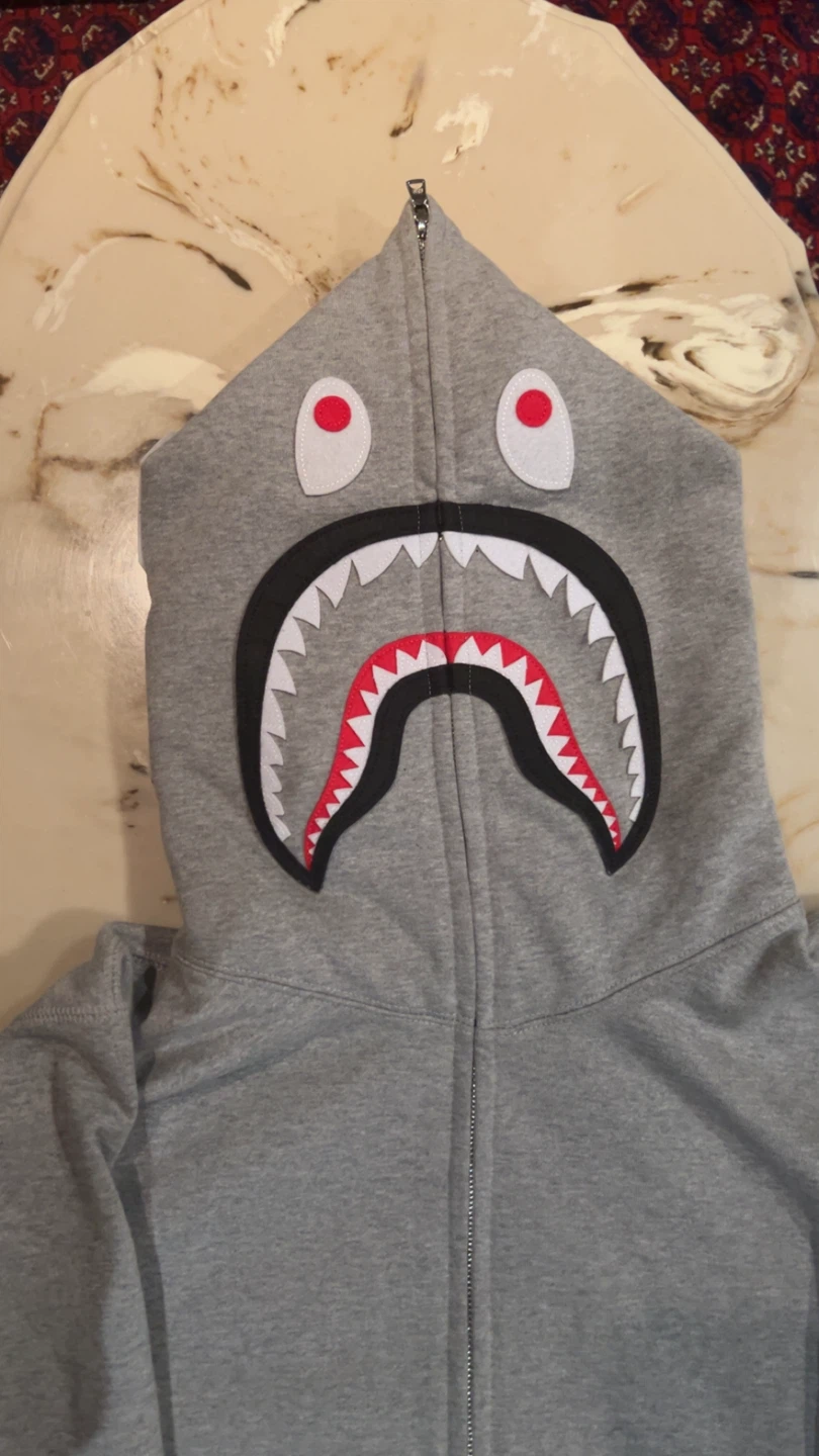 Plain grey bape
