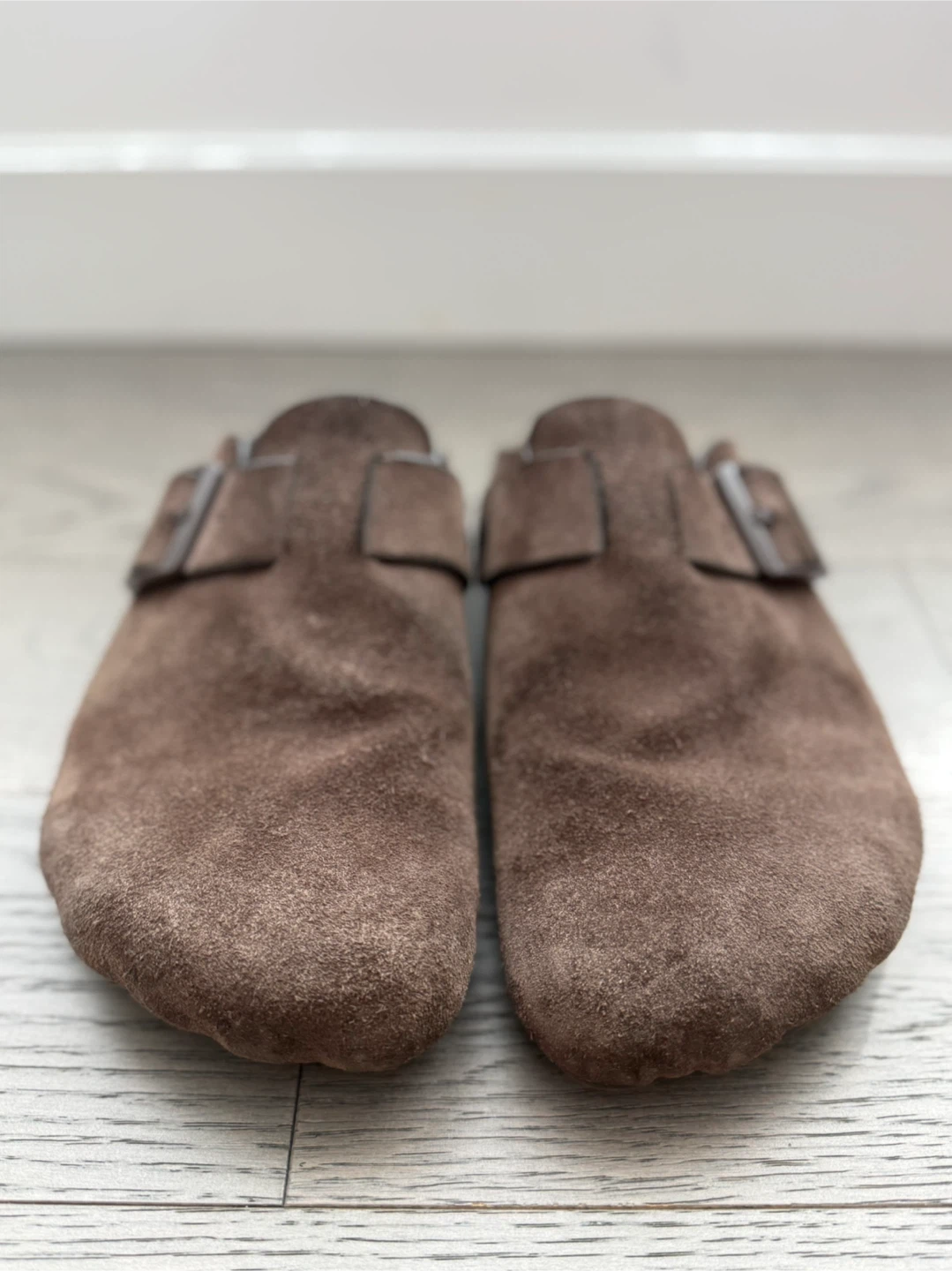 Balenciaga Brown Suede Clogs - photo 2