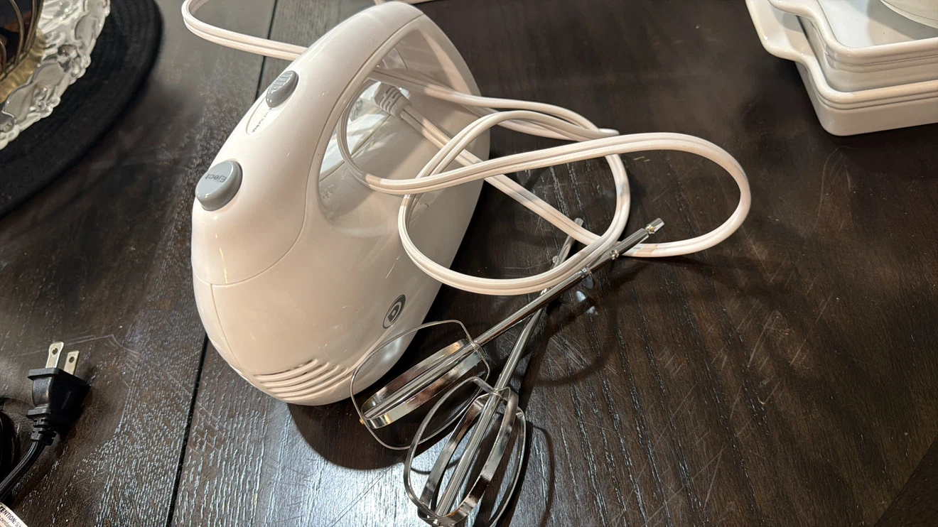 White Hand Mixer