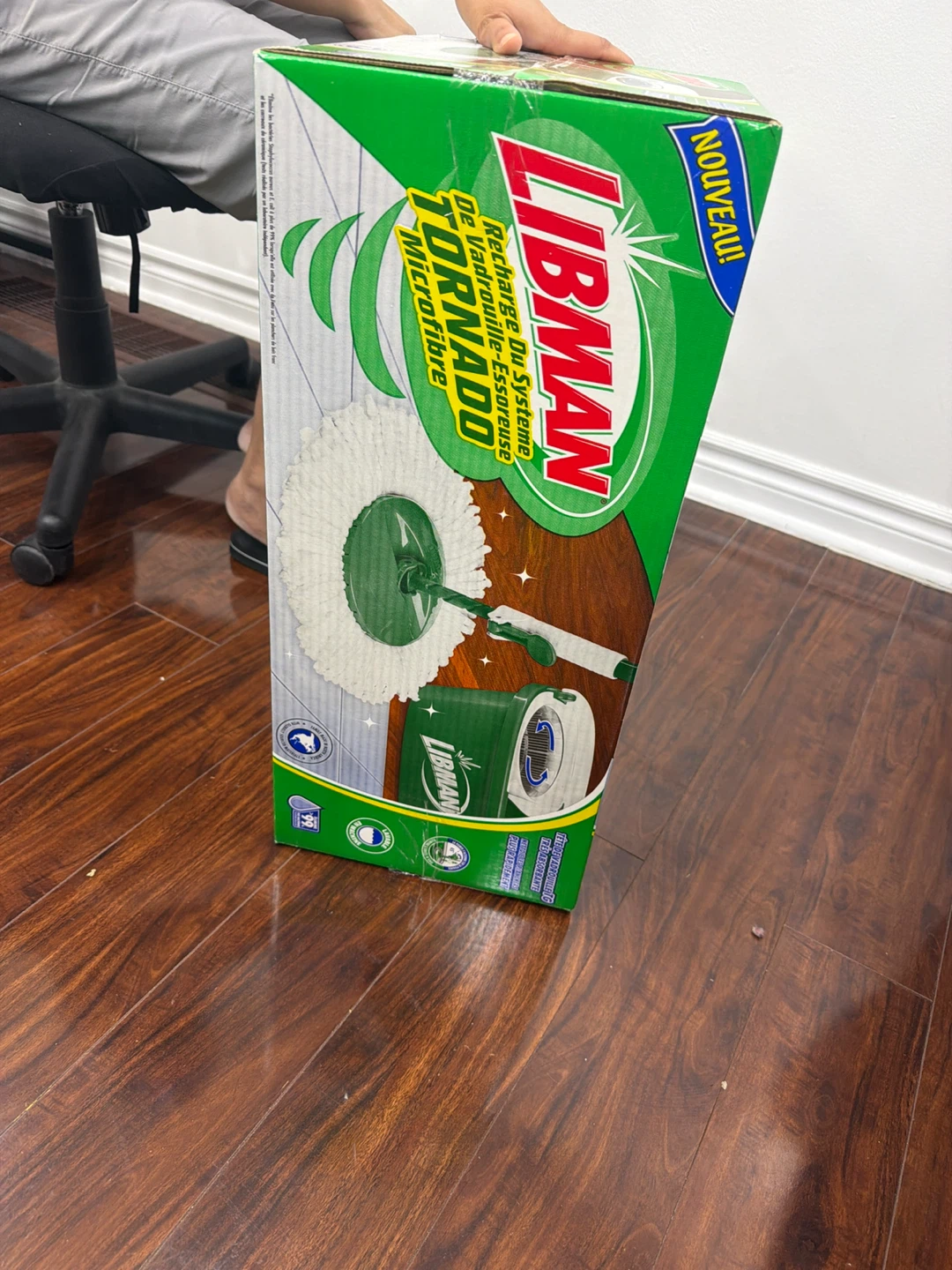 Libman Tornado Spin Mop System Microfiber