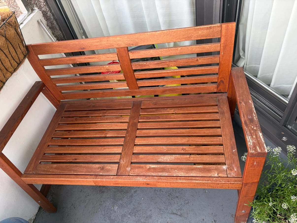 Wooden Outdoor Bench - photo 2