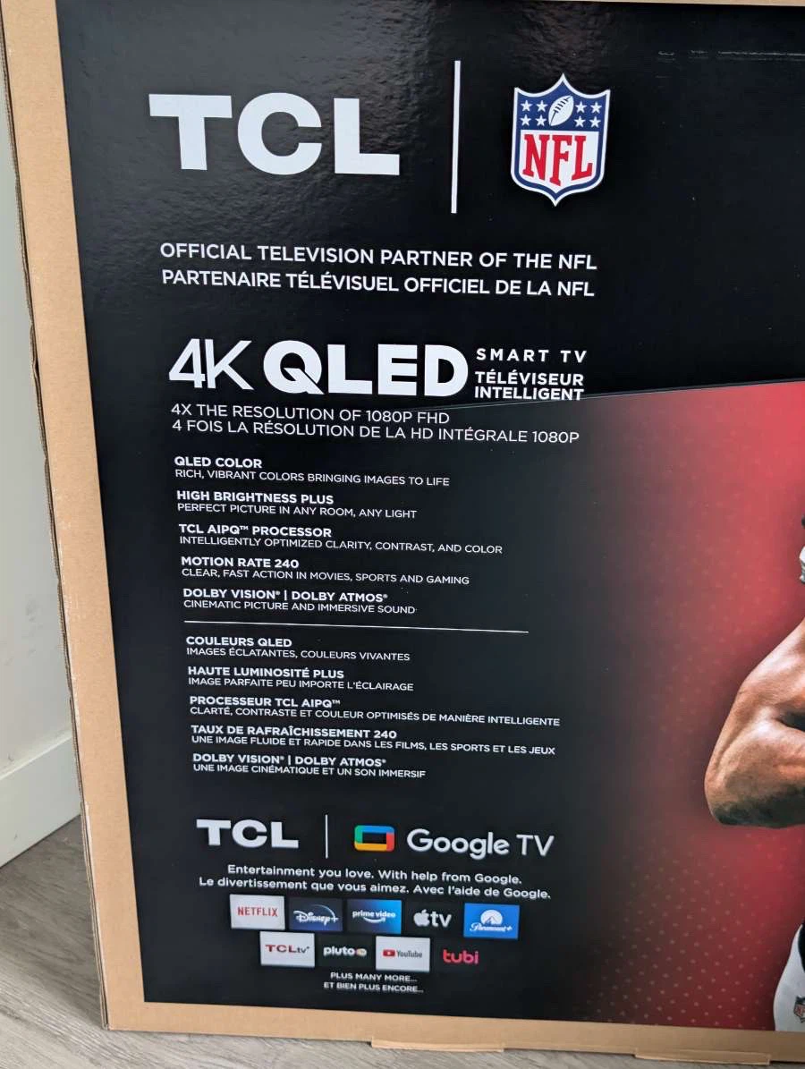 TCL 50" 4K QLED Smart TV - photo 3