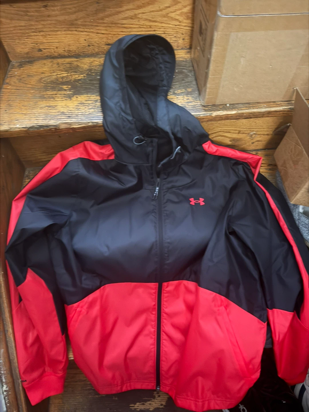 Under Armour Hooded Windbreaker Jacket L/G