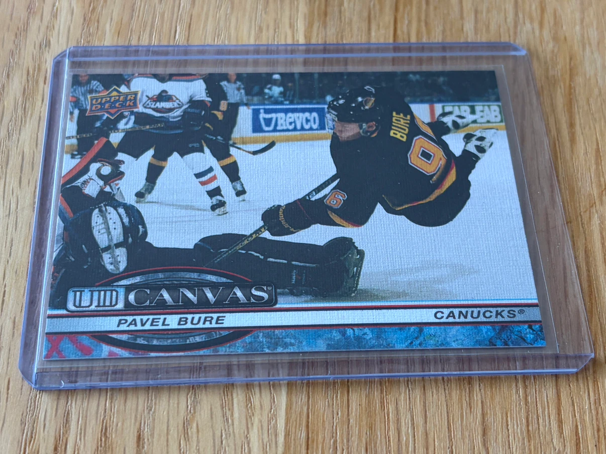 25-26 Pavel Bure UD Canvas Canucks Hockey Card C-241