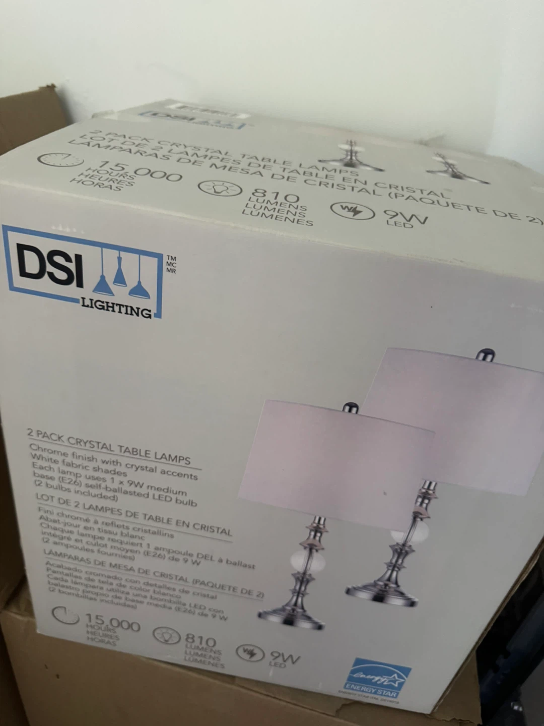 DSI Lighting 2 Pack Crystal Table Lamps - photo 5