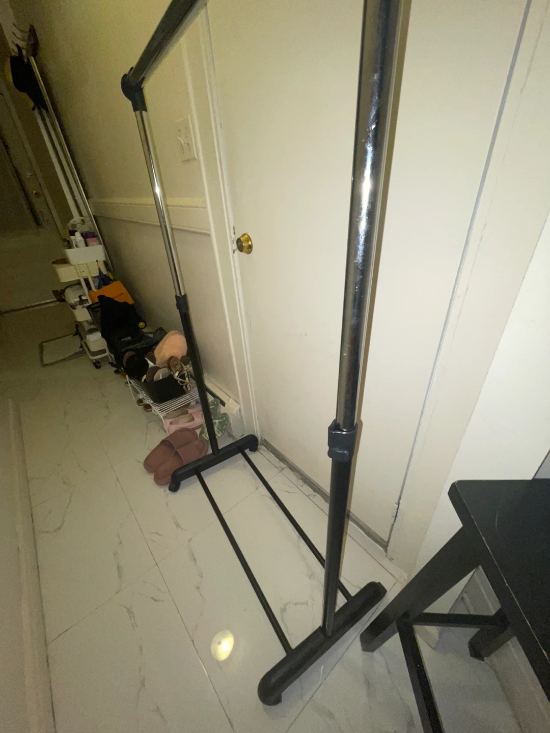 Rolling Clothes Rack with Laundry Basket - photo 2