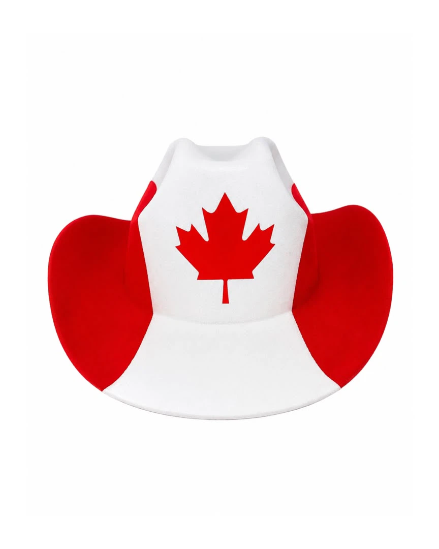 Canadian Flag Cowboy Hat