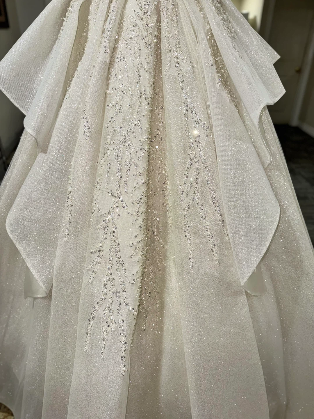 Sparkly Wedding Dress with Intricate Beading - photo 3
