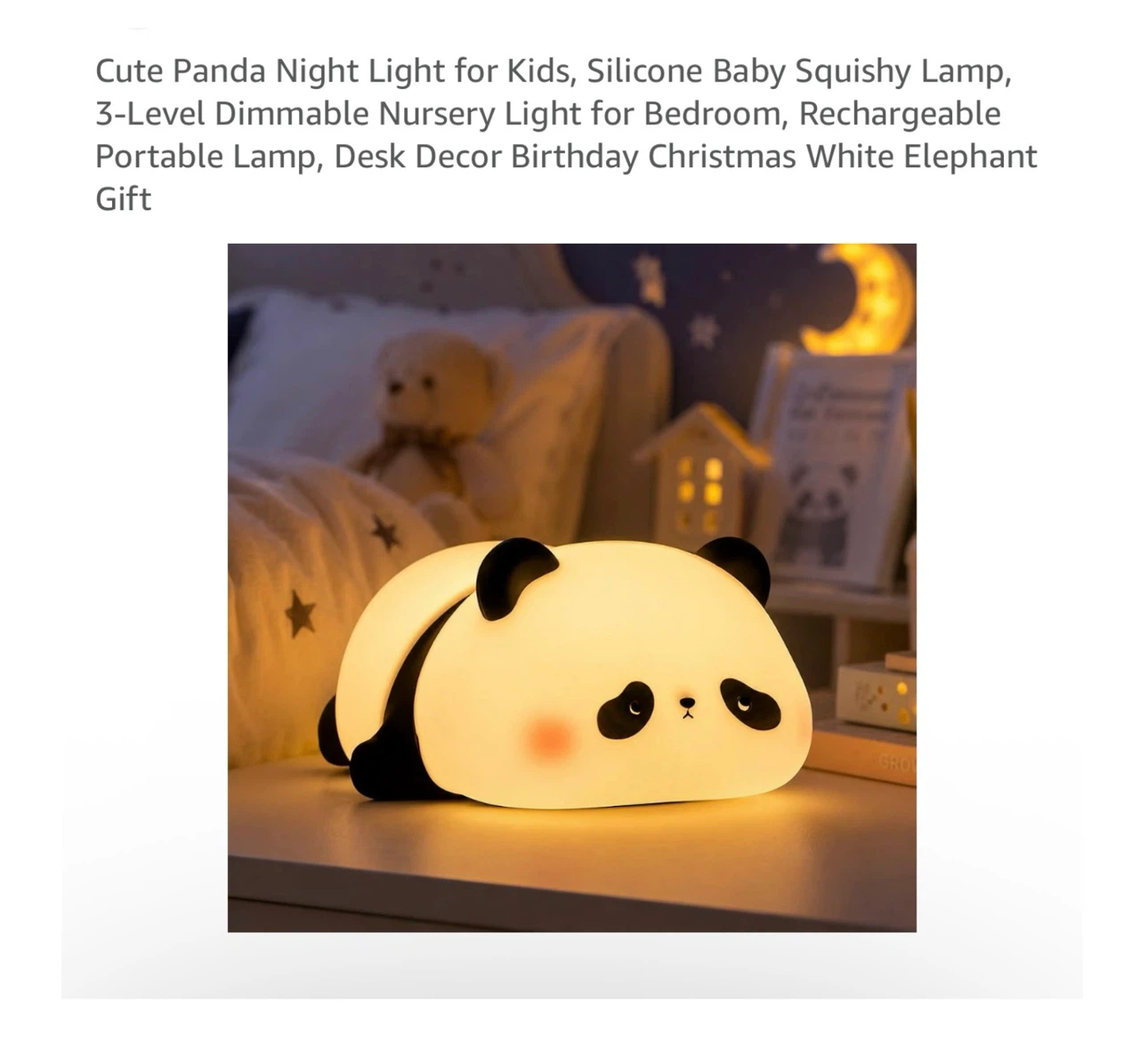 Brand new Cute Panda Night Light for Kids