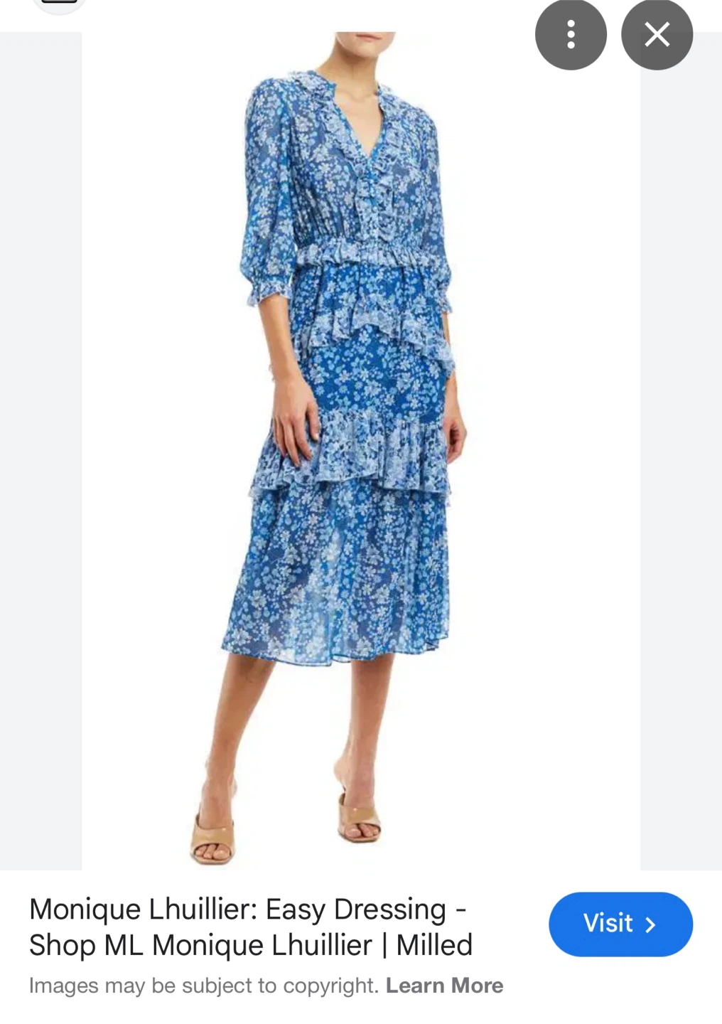 Monique Lhuillier Floral Maxi Dress - photo 2
