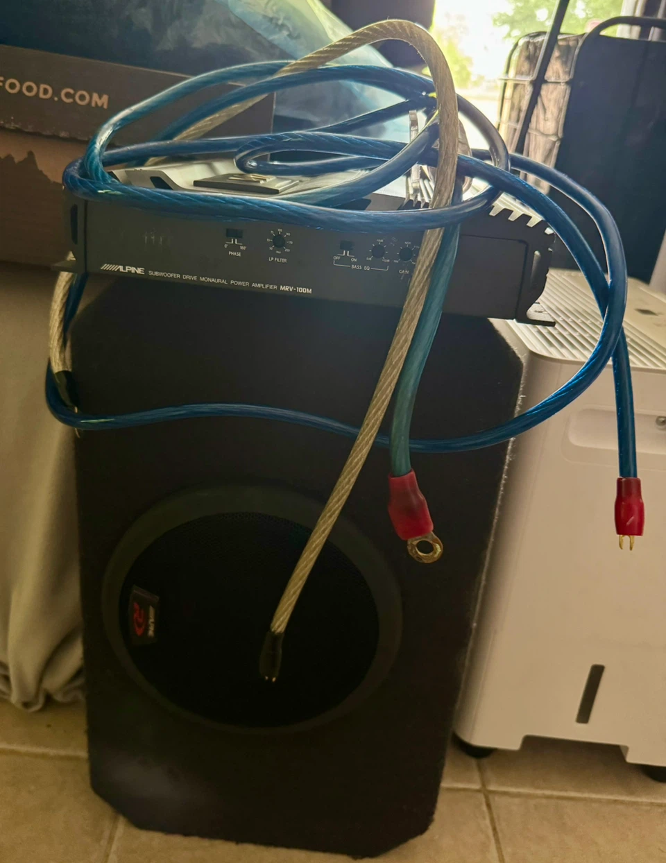 Subwoofer with box