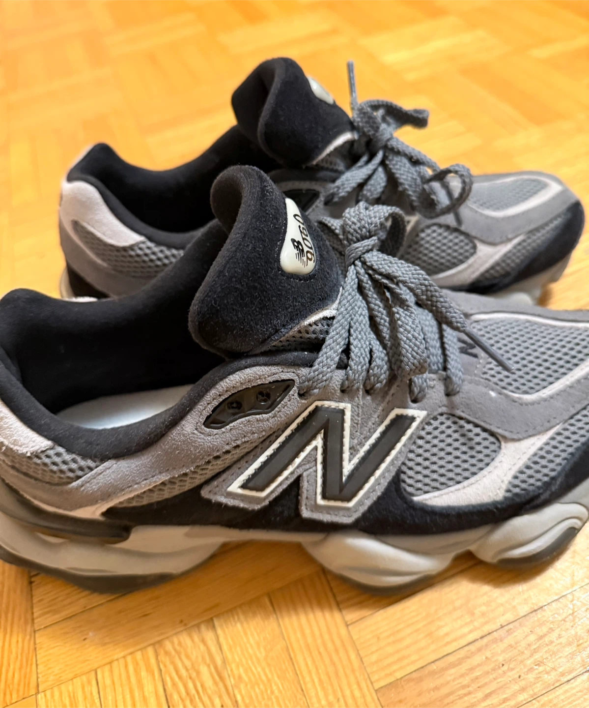 New Balance 9060 Grey Running Shoes - M7.5-W9 - photo 2