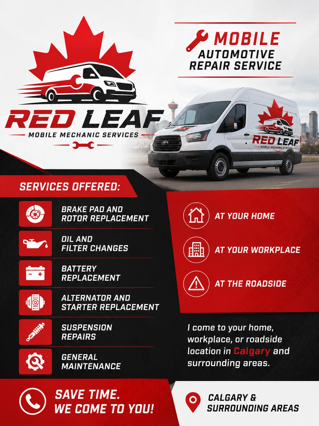 Red Leaf Mobile Mechanic Services - Automotive Repair