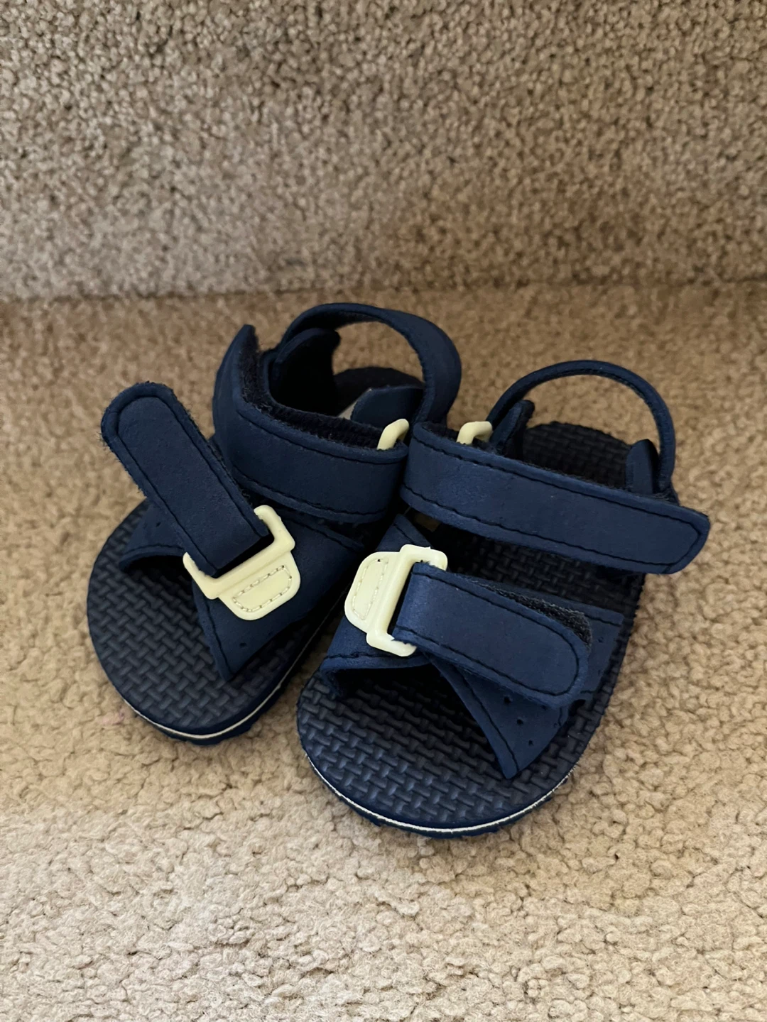 Navy Blue Baby Sandals new