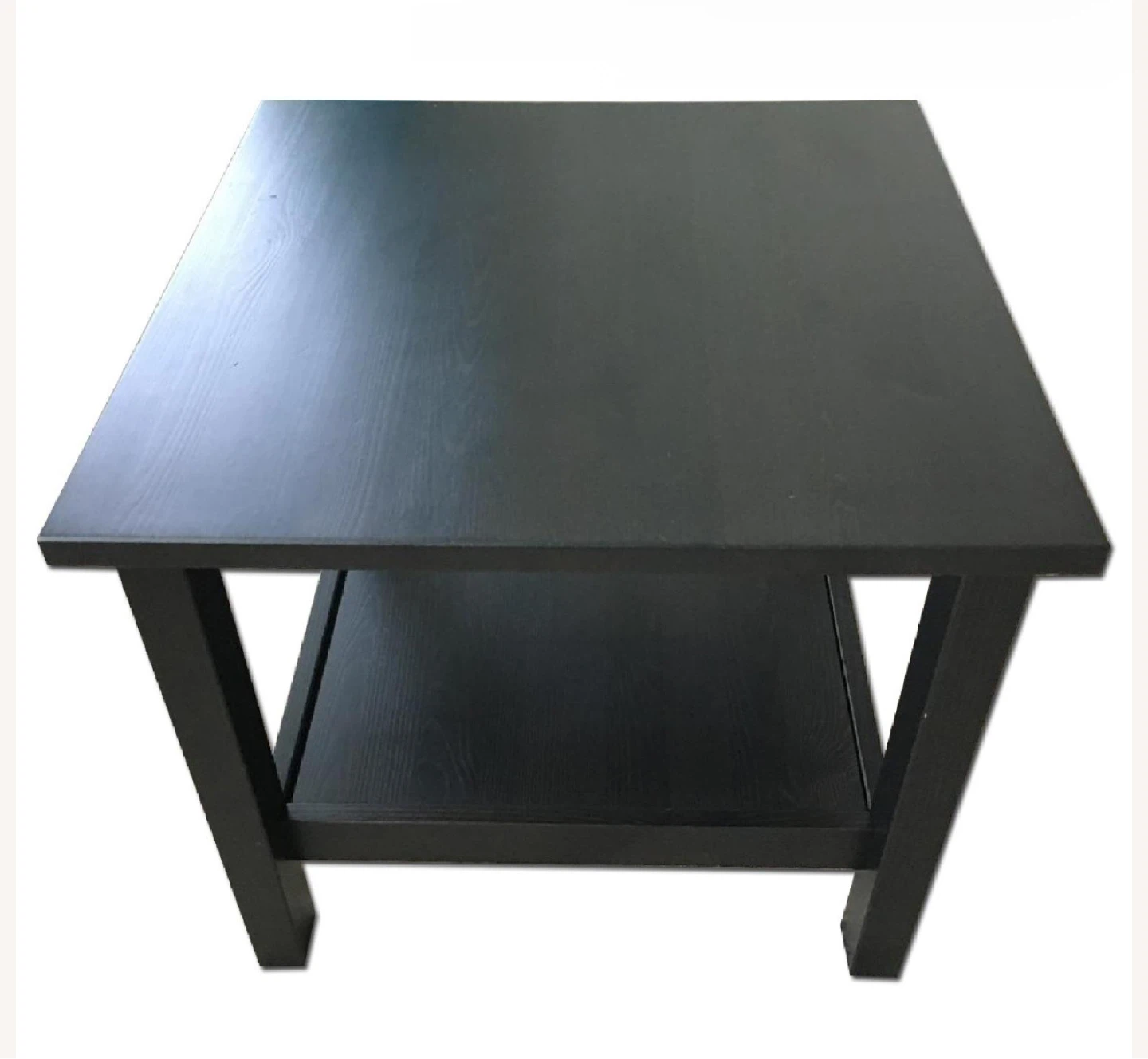 Black End Table with Shelf - photo 3