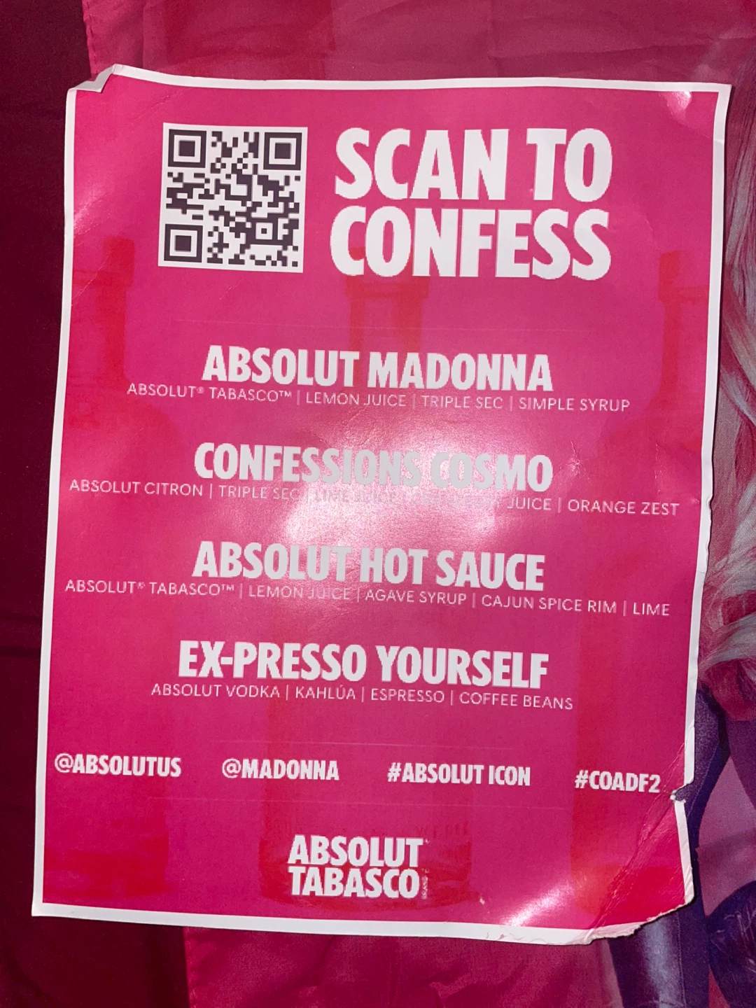 Absolut Vodka Madonna Confessions II Poster Set - photo 2