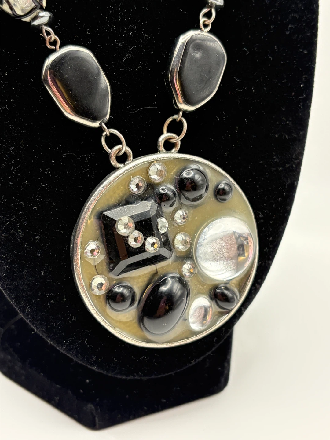 Vintage Statement Beaded Necklace - photo 4