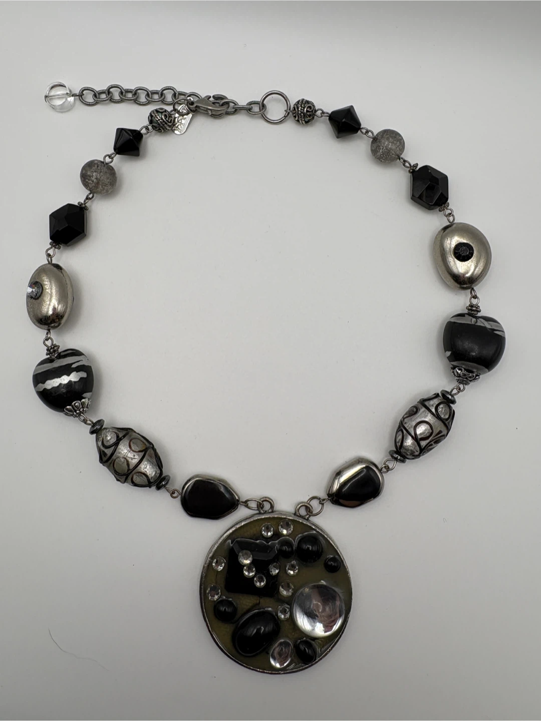 Vintage Statement Beaded Necklace - photo 5