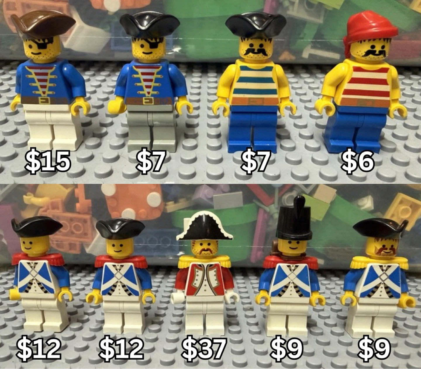 Lego Minifigures - Pirates & Soldiers