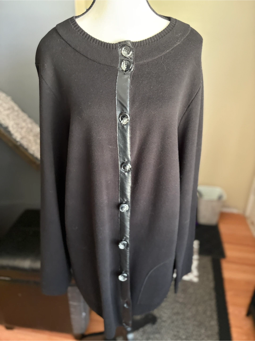 Evan-Picone Woman Black Cardigan 1X - photo 2