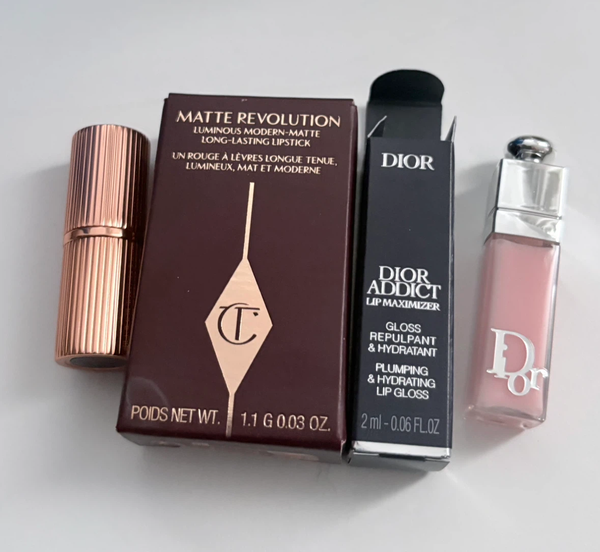 Charlotte Tilbury  & Dior Addict lip bundle (new)