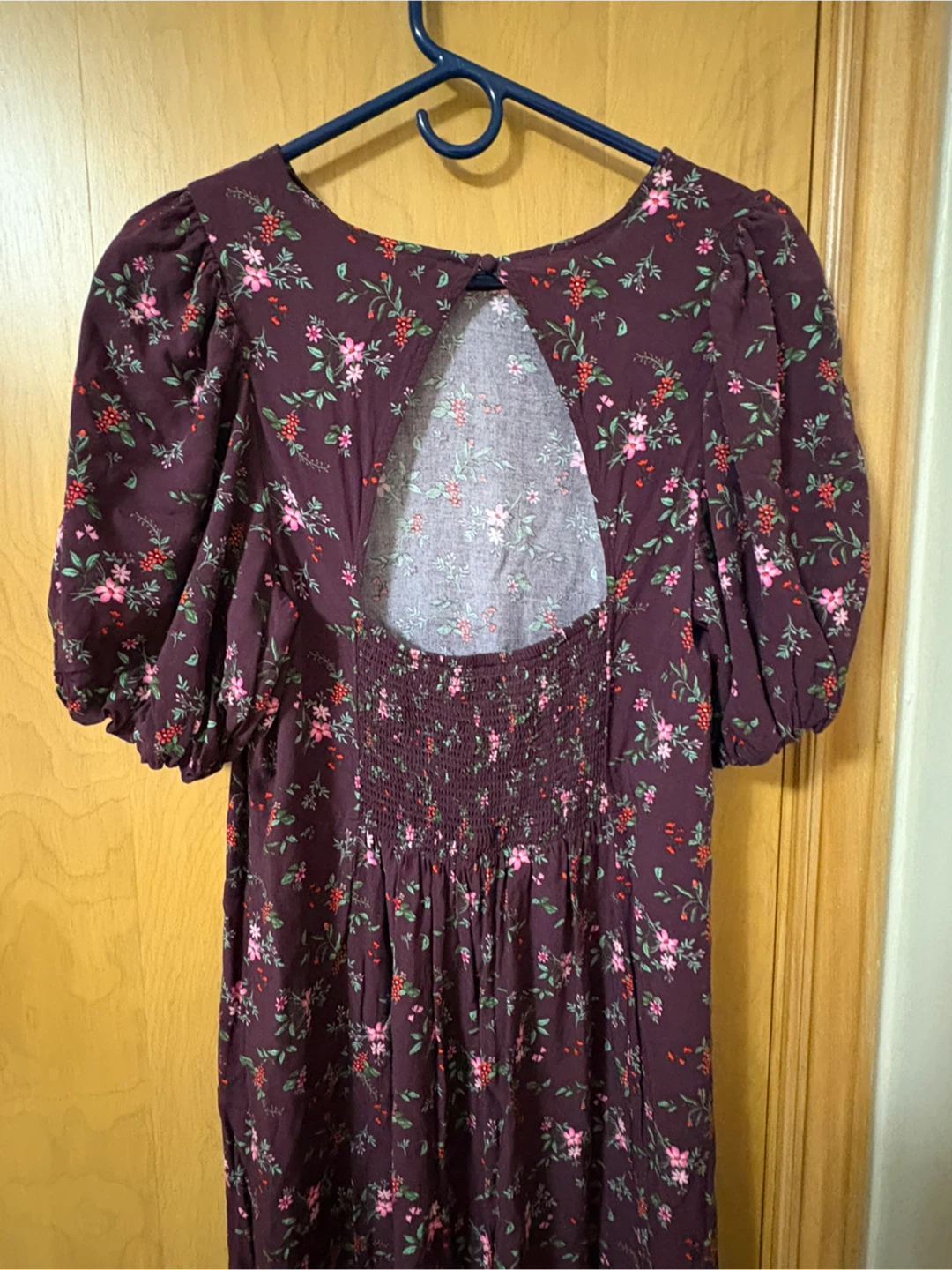 Floral Puff Sleeve Midi Dress - photo 3