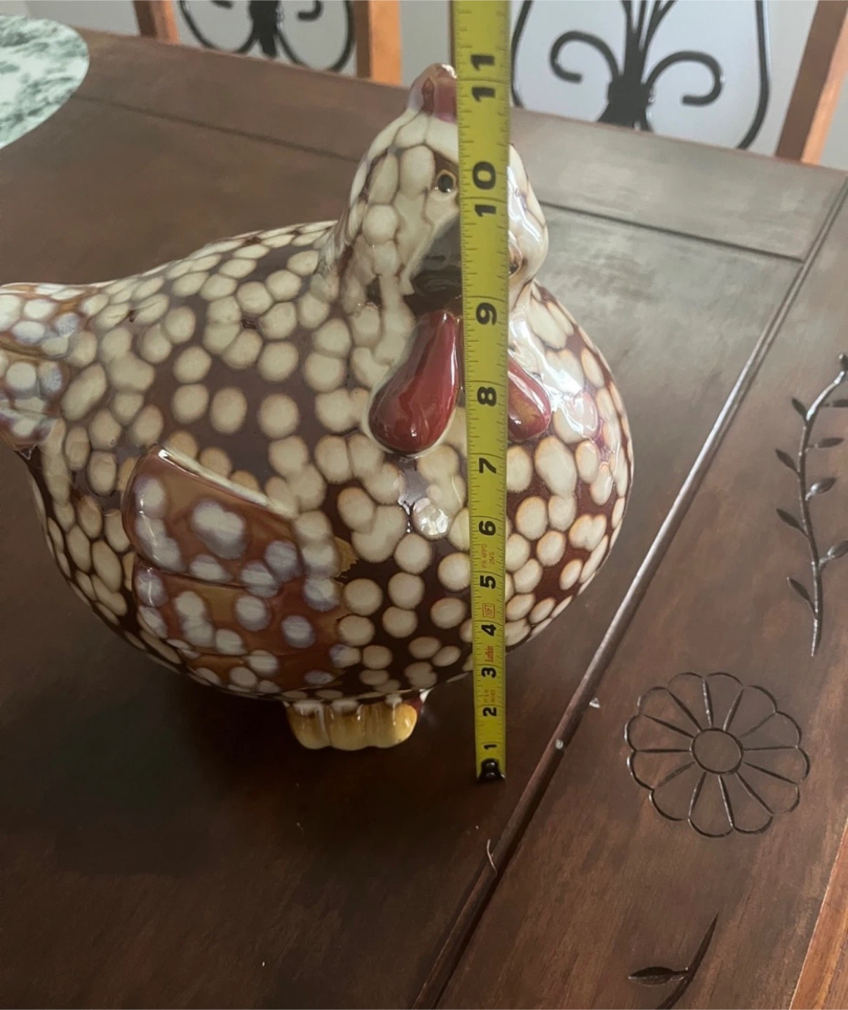 Ceramic Chicken Figurine - photo 2