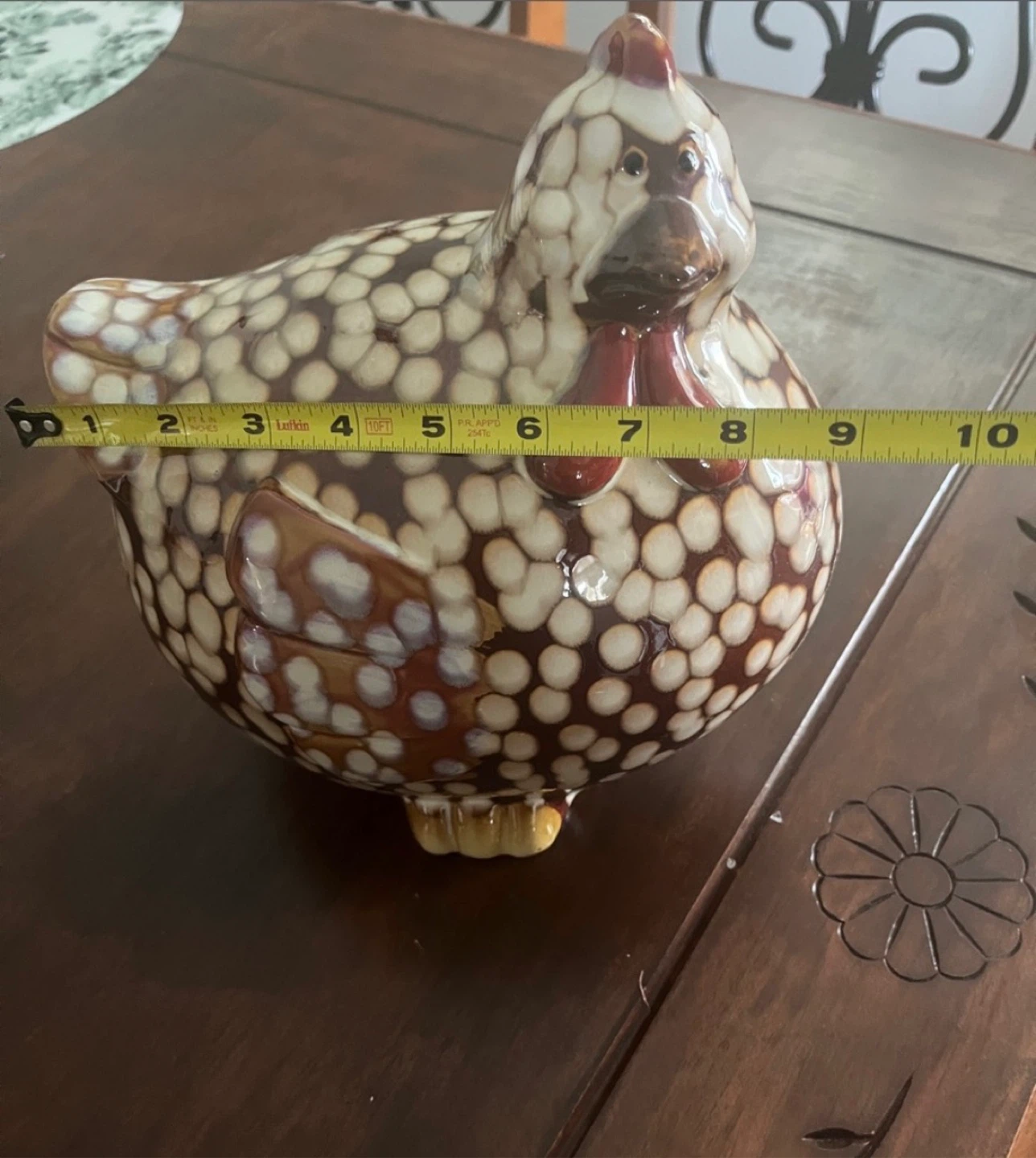 Ceramic Chicken Figurine - photo 3