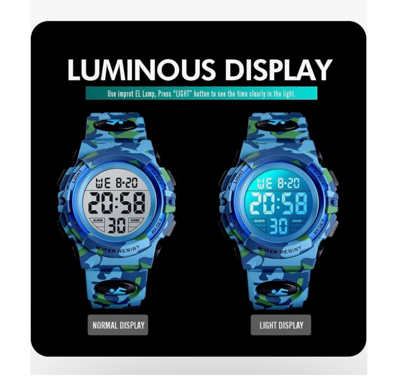 Brand new Kids Digital Watch Boys Outdoor Sports - photo 5