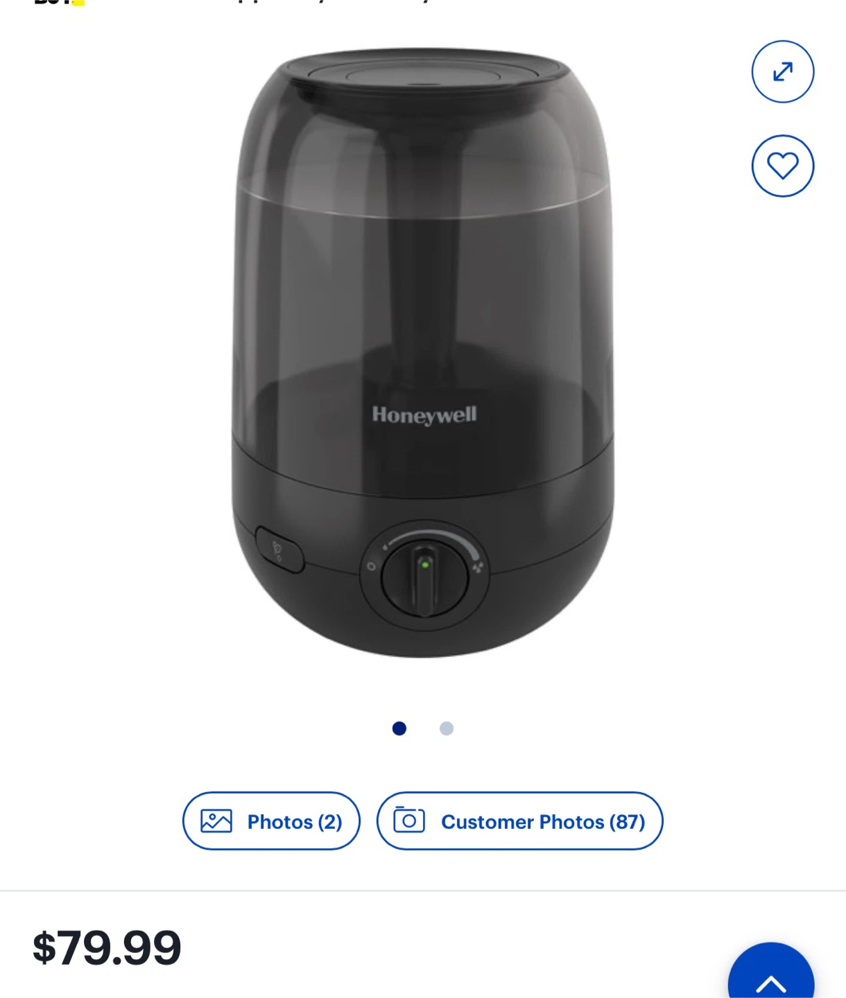 Honeywell Humidifier moving out sale - photo 3