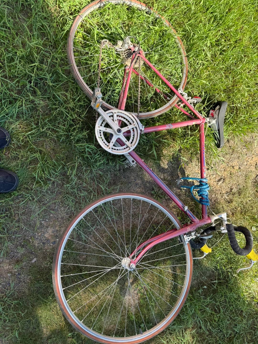 Purple Peugeot 10 Speed Road Bike - photo 3