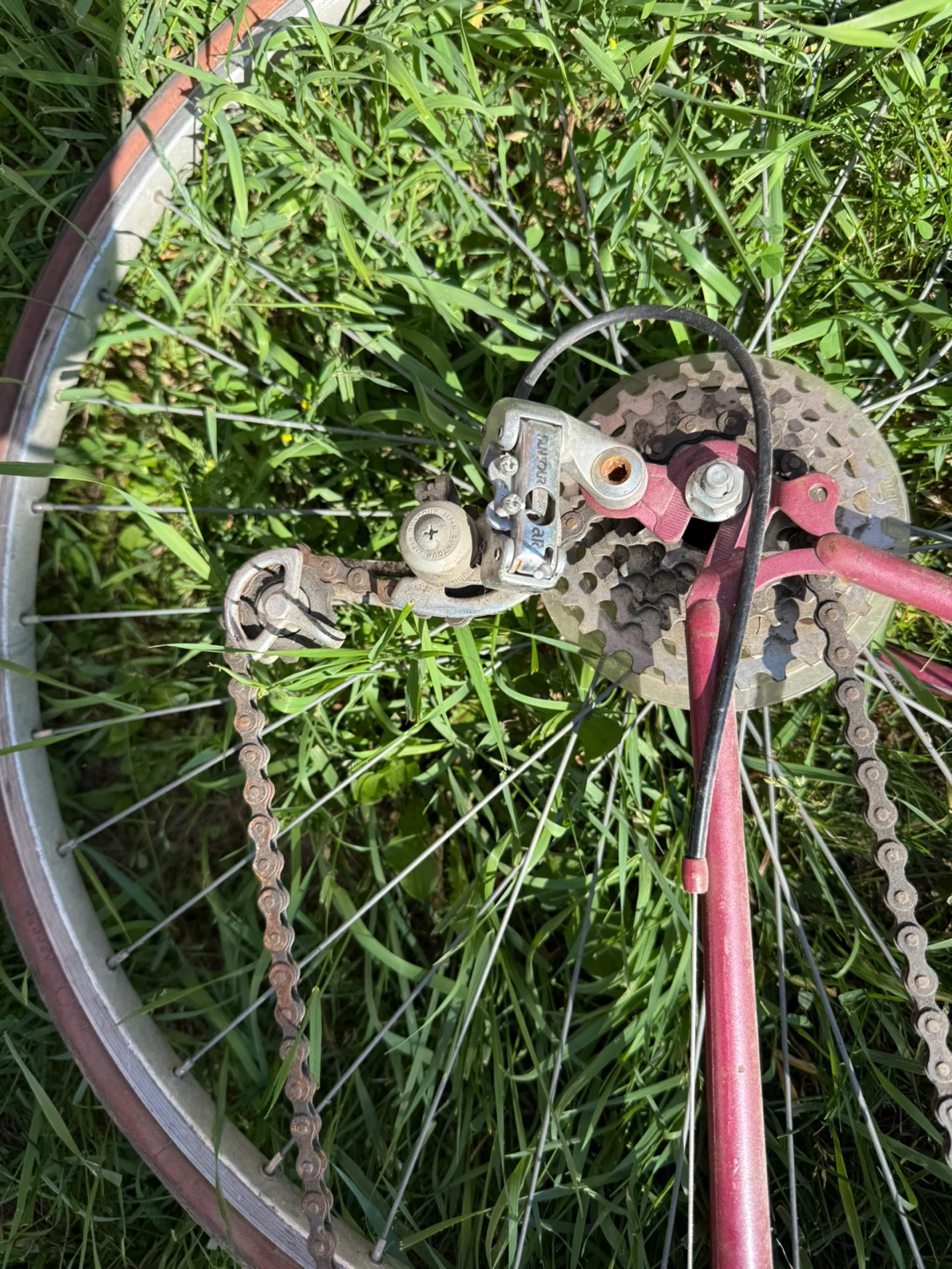 Purple Peugeot 10 Speed Road Bike - photo 5
