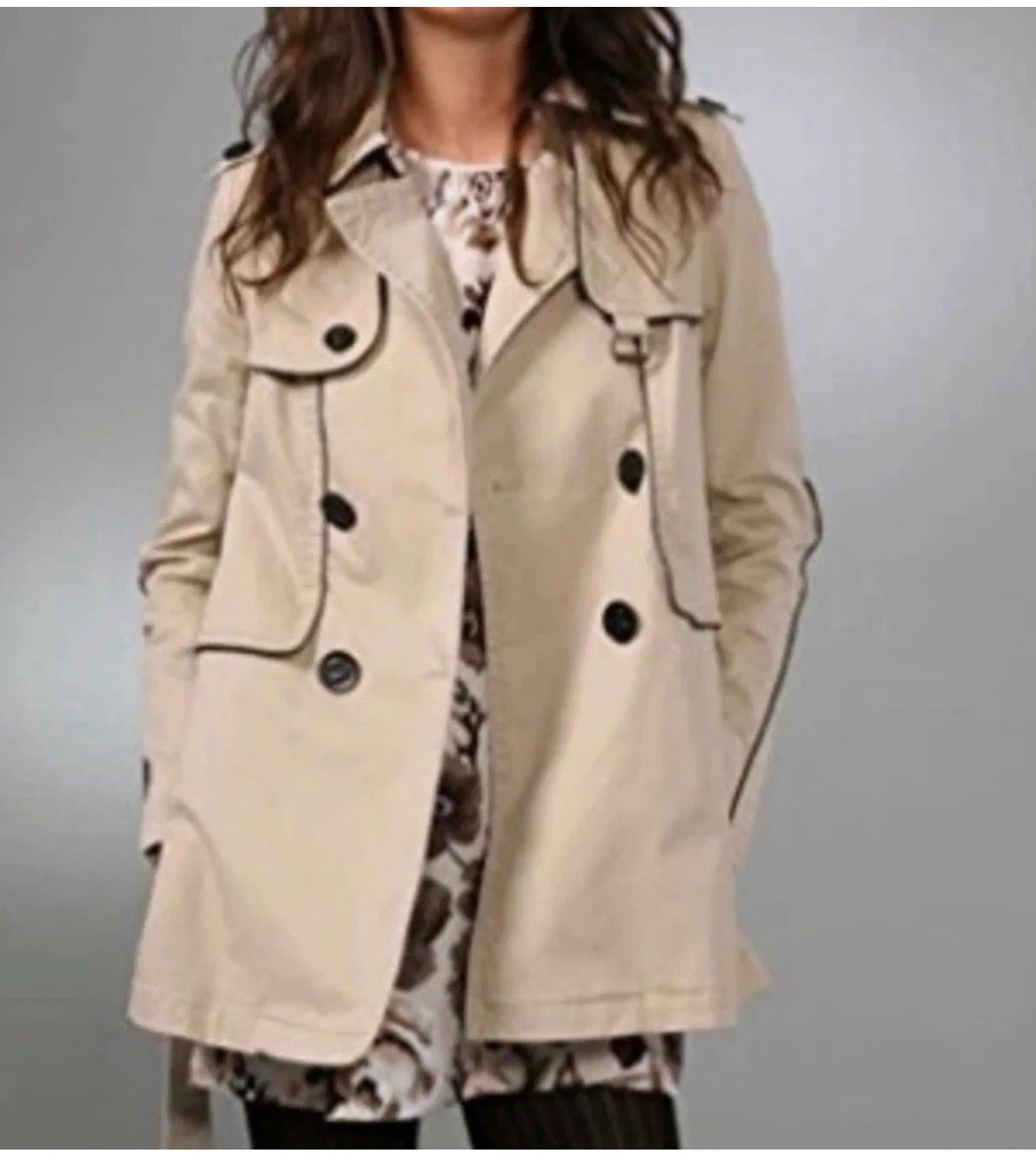 Juicy Couture Trench Coat, Size S