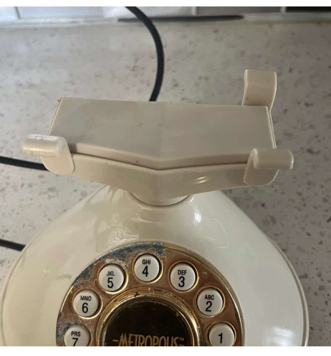 Vintage Metropolis Rotary Dial Retro Phone - photo 3