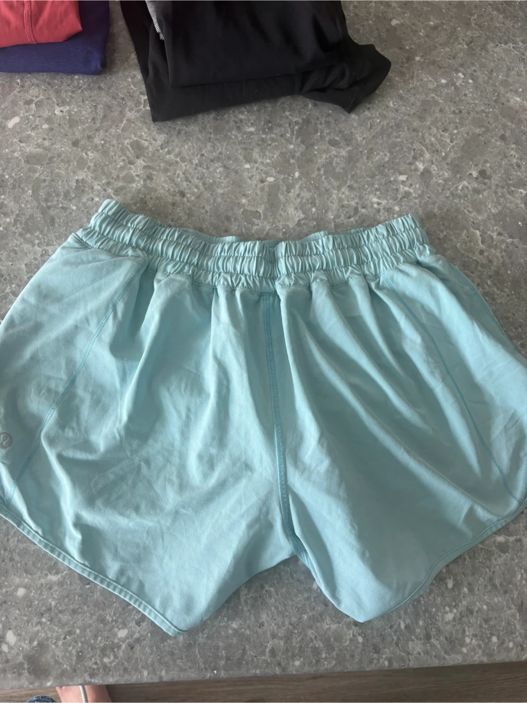 Lululemon Light Blue Running Shorts Size 8 - photo 2