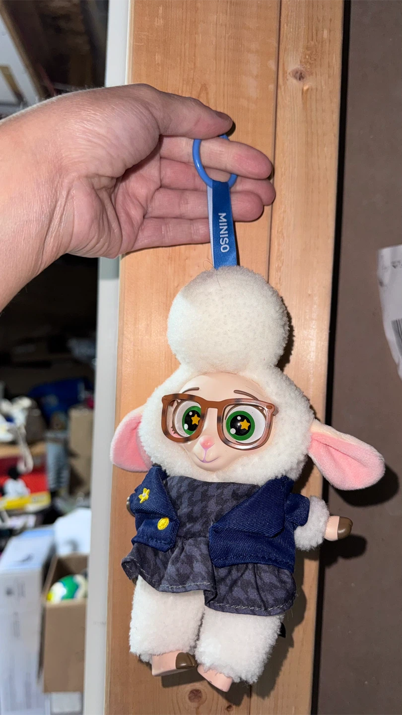 Miniso Stitch Plush Keychain - photo 3