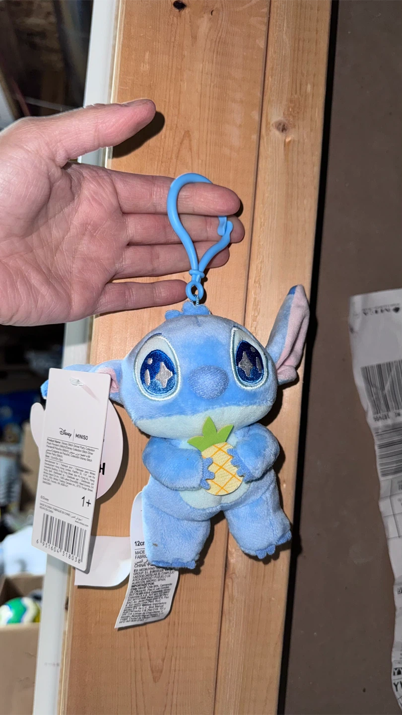 Miniso Stitch Plush Keychain - photo 4